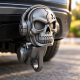 3D-Modell Anhängerkupplung Aufsatz Totenkopf (Schwarz) – für den Kugelkopf