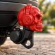 3D Modell Anhängerkupplungsaufsatz Totenkopf – Rot