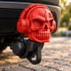 3D Modell Anhängerkupplungsaufsatz Totenkopf – Rot
