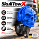 3D Modell Anhängerkupplung Aufsatz Totenkopf – Blau