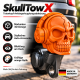 3D-Modell Anhängerkupplung-Aufsatz Totenkopf – Orange