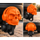 3D-Modell Anhängerkupplung-Aufsatz Totenkopf – Orange