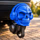 3D Modell Anhängerkupplung Aufsatz Totenkopf – Blau