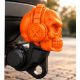 3D-Modell Anhängerkupplung-Aufsatz Totenkopf – Orange