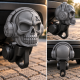 Anhängerkupplung Aufsatz Totenkopf 3D-Modell (Grau)