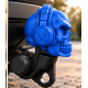 3D Modell Anhängerkupplung Aufsatz Totenkopf – Blau