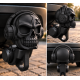 3D-Modell Anhängerkupplung Aufsatz Totenkopf (Schwarz) – für den Kugelkopf