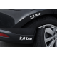 Reifendruck-Hinweis Aufkleber Set – Weiß / 2× 3.0 Bar + 2× 3.2 Bar