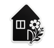 Aufkleber zur Dekoration des Hauses