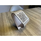 Holzständer mit QR-Code | Lasergravur | Für Café, Büro, Salon oder Geschäft (Weiß)
