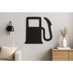 3D Holz Wanddekoration – Geschenk für Autofans | Handarbeit aus Deutschland (Tankstelle)