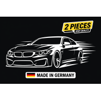 Sportwagen Auto Aufkleber – Dynamisches Racing Design für Tuning, Motorsport & Karosserie-Dekor