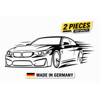 Sportwagen Auto Aufkleber – Dynamisches Racing Design für Tuning, Motorsport & Rennsport Deko Autoaufkleber
