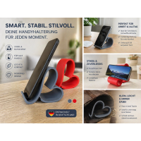 Herzförmiger Handyhalter – Stabiler Smartphone-Ständer für Tisch, Büro & Alltag – Rutschfest, Kompakt & Universell für iPhone & Android