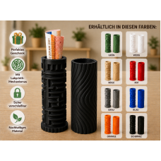 Labyrinth Geldgeschenk Safe – Rätsel Geschenkbox für Geld & Gutscheine – 3D Gedruckter Geheim-Safe als originelles Geschenk (Schwarz)