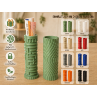Labyrinth Geldgeschenk Safe – Rätsel Geschenkbox für Geld & Gutscheine – 3D Gedruckter Geheim-Safe als originelles Geschenk (Grün)