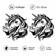 2x Einhorn Mittelfinger Aufkleber 10x10 cm Auto Sticker Pferd Pony Decal Frech Lustig Wetterfest
