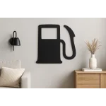 3D Wooden Wall Decoration – Gift for Car Enthusiasts | Handmade in Germany (Gas Station)